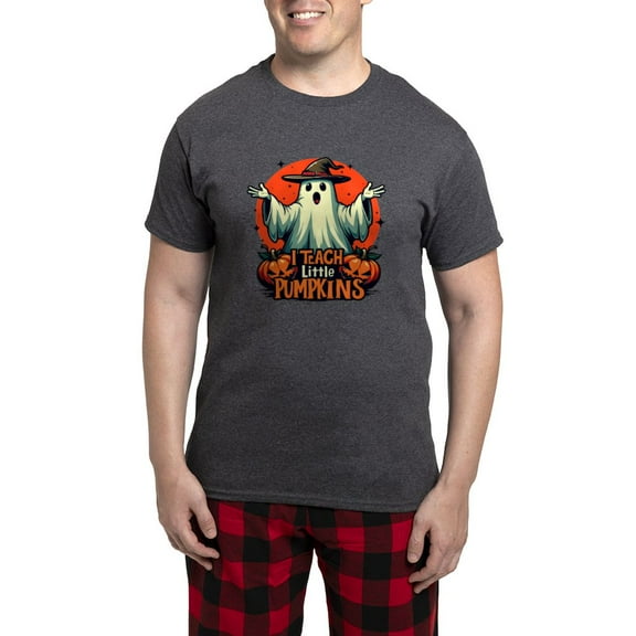 CafePress - I Teach Little Pumpkins - Men's Loose Fit, Cotton - 2 Piece Pajama Set