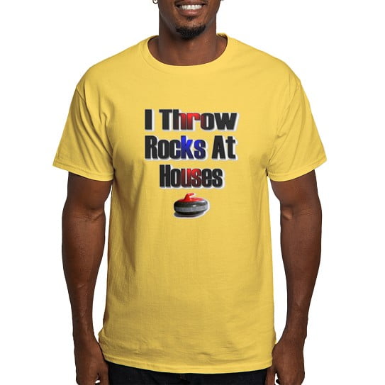 CafePress - I Throw Rocks At Houses Light T Shirt - Men's Classic Cotton T-Shirts