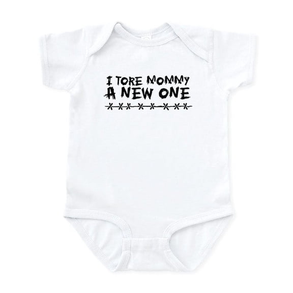 CafePress - I Tore Mommy A New One Infant Bodysuit - Baby Light Bodysuit, Size Newborn - 24 Months