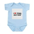 thumbnail image 1 of CafePress - I * Track And Field Infant Creeper - Baby Light Bodysuit, Size Newborn - 24 Months, 1 of 4