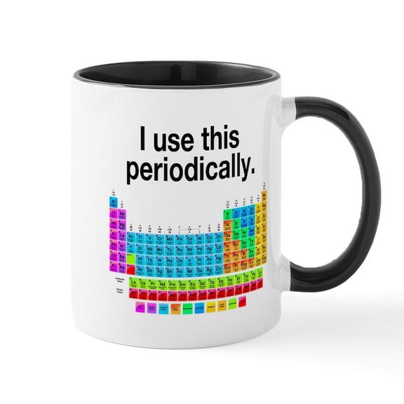 CafePress - I Use This Periodically Mugs - 11 oz Ceramic Mug - Novelty Coffee Tea Cup