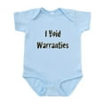 thumbnail image 1 of CafePress - I Void Warranties Infant Bodysuit - Baby Light Bodysuit, Size Newborn - 24 Months, 1 of 4