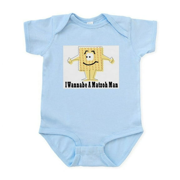 CafePress - I Wannabe A Matzah Man Passover Infant Bodysuit - Baby Light Bodysuit, Size Newborn - 24 Months