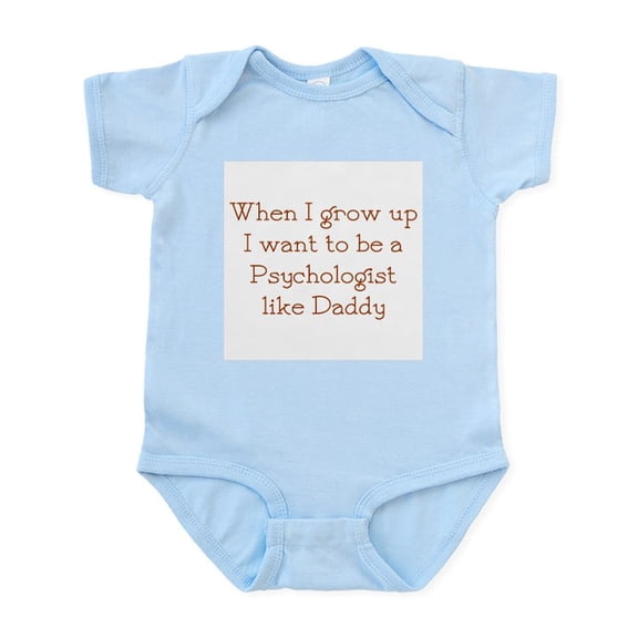 CafePress - I Want To Be A Psychologist Infant Bodysuit - Baby Light Bodysuit, Size Newborn - 24 Months