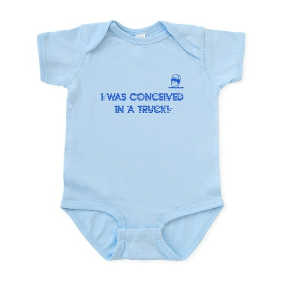 CafePress - I Was Conceived In A Truck! Infant Bodysuit - Baby Light Bodysuit, Size Newborn - 24 Months