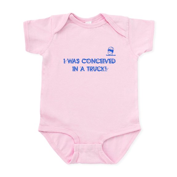 CafePress - I Was Conceived In A Truck! Infant Bodysuit - Baby Light Bodysuit, Size Newborn - 24 Months