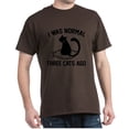 thumbnail image 1 of CafePress - I Was Normal Three Cats Ago Dark T Shirt - Men's Classic Graphic Cotton T-Shirt, 1 of 4
