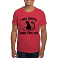 thumbnail image 1 of CafePress - I Was Normal Three Cats Ago Dark T Shirt - Men's Classic Graphic Cotton T-Shirt, 1 of 4
