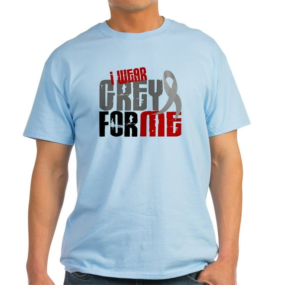 CafePress - I Wear Grey For Me 6 Light T Shirt - Light T-Shirt - CP