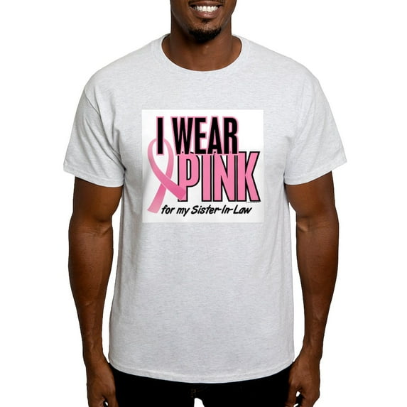 CafePress - I Wear Pink For My Sister In Law 10 Light T Shirt - Men's Classic Graphic T-Shirt