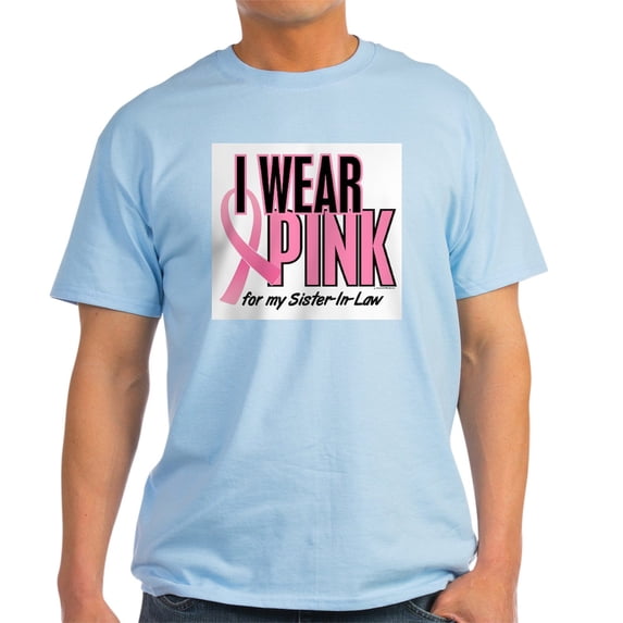 CafePress - I Wear Pink For My Sister In Law 10 Light T Shirt - Men's Classic Graphic T-Shirt