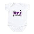 thumbnail image 1 of CafePress - I Wear Purple For My Grandpa 14 Infant Bodysuit - Baby Light Bodysuit, Size Newborn - 24 Months, 1 of 4