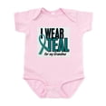 thumbnail image 1 of CafePress - I Wear Teal For My Grandma 10 Infant Bodysuit - Baby Light Bodysuit, Size Newborn - 24 Months, 1 of 4