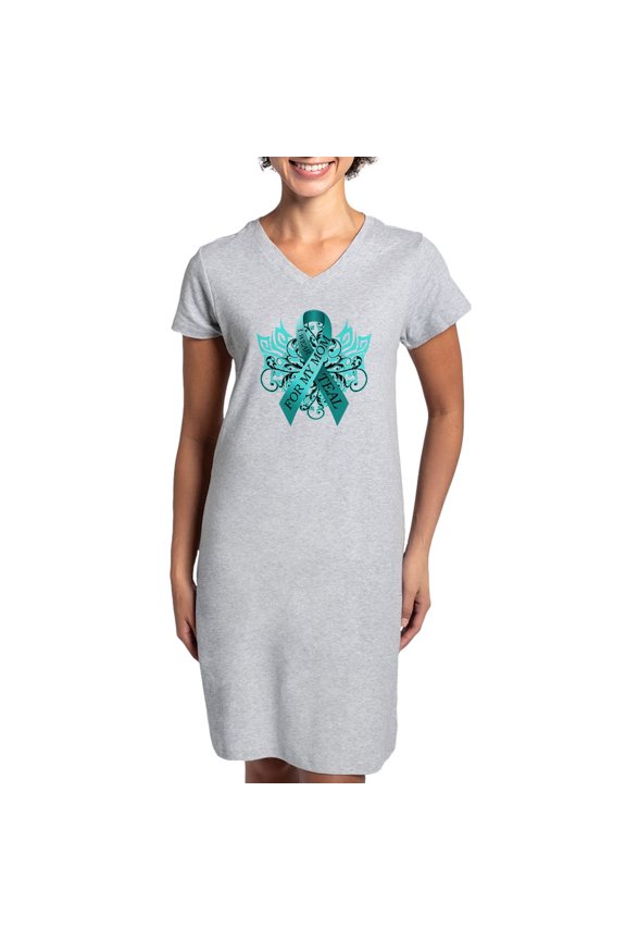 - I Wear Teal For My Mom - Women's Nightshirt
