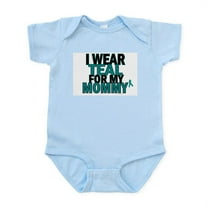 CafePress - I Wear Teal For My Mommy 5 Infant Bodysuit - Baby Light Bodysuit, Size Newborn - 24 Months