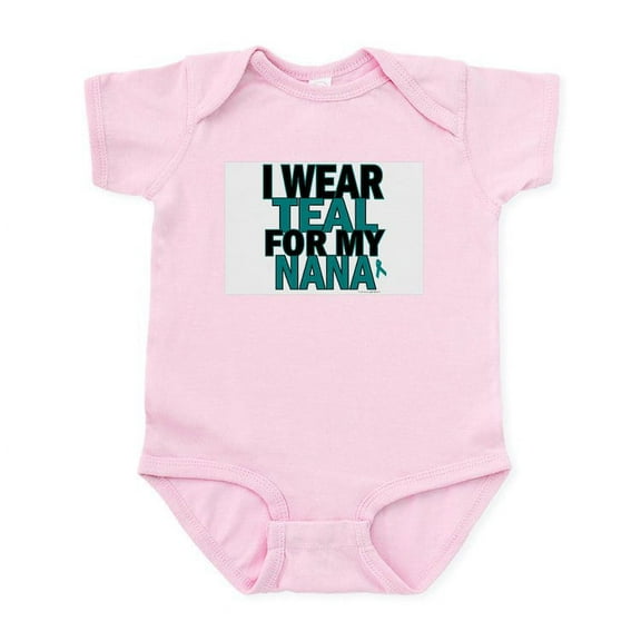 CafePress - I Wear Teal For My Nana 5 Infant Bodysuit - Baby Light Bodysuit, Size Newborn - 24 Months