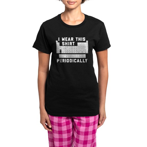 CafePress - I Wear This Shirt Periodical Women's Dark Pajamas - Women's Short Sleeve Print T-Shirt and Pants Dark Cotton Pajama Set