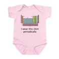 thumbnail image 1 of CafePress - I Wear This Shirt Periodically Body Suit - Baby Light Bodysuit, Size Newborn - 24 Months, 1 of 4