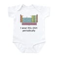 thumbnail image 1 of CafePress - I Wear This Shirt Periodically Body Suit - Baby Light Bodysuit, Size Newborn - 24 Months, 1 of 4