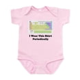 thumbnail image 1 of CafePress - I Wear This Shirt Periodically Body Suit - Baby Light Bodysuit, Size Newborn - 24 Months, 1 of 4
