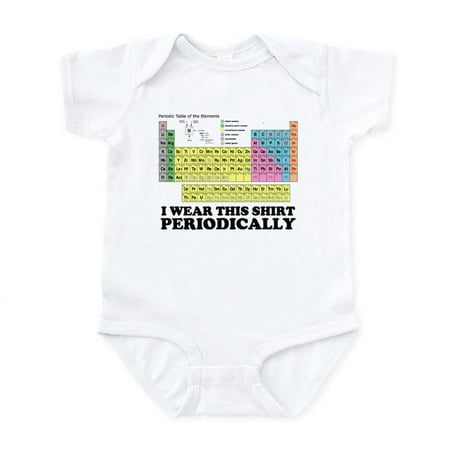 CafePress - I Wear This Shirt Periodically Periodic Table Infa - Baby Light Bodysuit, Size Newborn - 24 Months