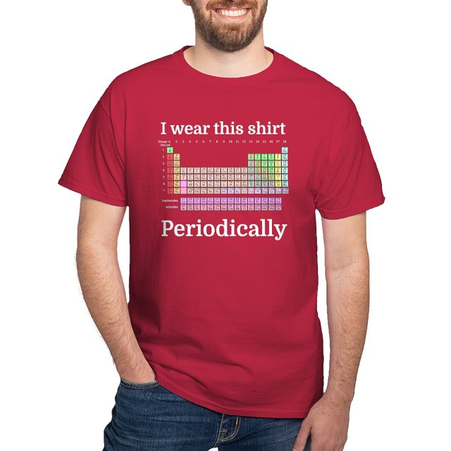 CafePress - I Wear This Shirt Periodically T Shirt - 100% Cotton T-Shirt