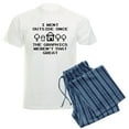 thumbnail image 1 of CafePress - I Went Outside Once Men's Light Pajamas - Men's Light Loose Fit Cotton Pajama Set, 1 of 7