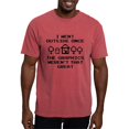 thumbnail image 1 of CafePress - I Went Outside Once T Shirt - Mens Comfort Colors Shirt, 1 of 5