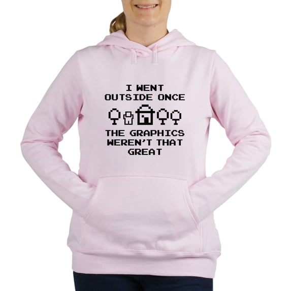 CafePress - I Went Outside Once - Women's Hooded Sweatshirt
