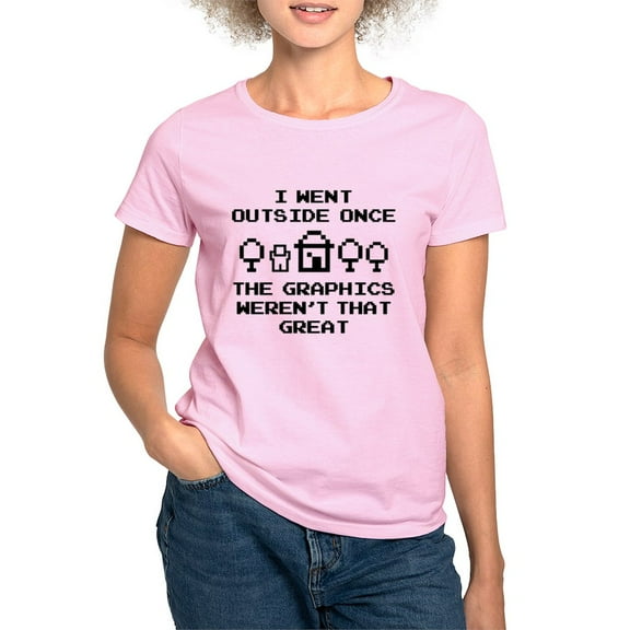 CafePress - I Went Outside Once Women's Light T Shirt - Women's Classic T-Shirt