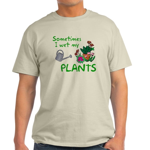 CafePress - I Wet My Plants Light T Shirt - Men's Classic Graphic T-Shirt