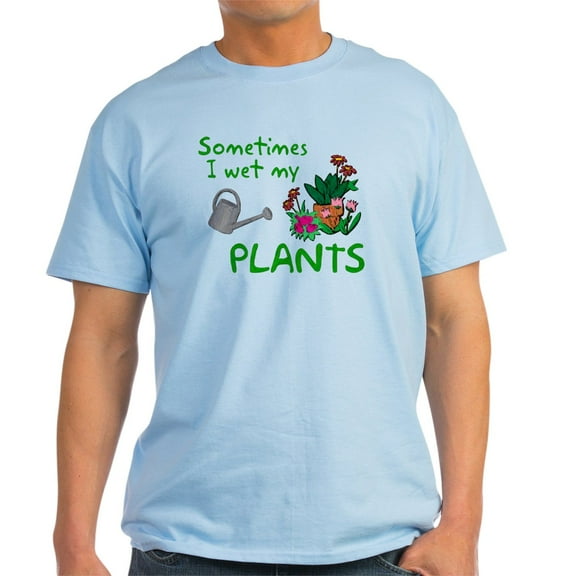 CafePress - I Wet My Plants Light T Shirt - Men's Classic Graphic T-Shirt