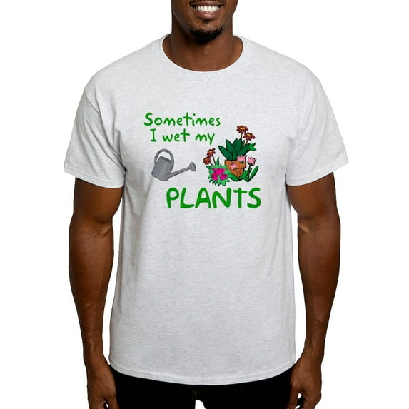CafePress - I Wet My Plants Light T Shirt - Men's Classic Graphic T-Shirt