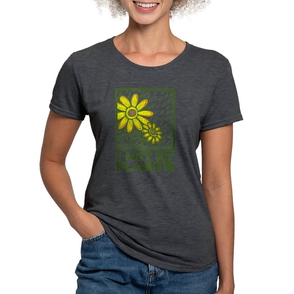 CafePress - I Wet My Plants Women's Deluxe T Shirt - Womens Tri-blend T-Shirt