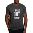 thumbnail image 1 of CafePress - I Work Out Just Kidding I Take Naps T Shirt - Men's Classic Graphic Cotton T-Shirt, 1 of 4