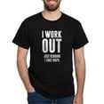 thumbnail image 1 of CafePress - I Work Out Just Kidding I Take Naps T Shirt - Men's Classic Graphic Cotton T-Shirt, 1 of 4