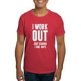 thumbnail image 1 of CafePress - I Work Out Just Kidding I Take Naps T Shirt - Men's Classic Graphic Cotton T-Shirt, 1 of 4