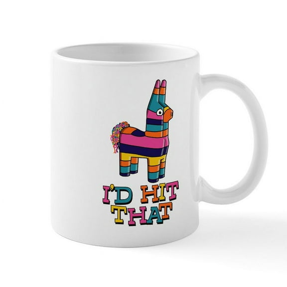 CafePress - I'd Hit That Mugs - 11 oz Ceramic Mug - Novelty Coffee Tea Cup