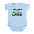 thumbnail image 1 of CafePress - I'd RATHER BE CAMPING! Infant Bodysuit - Baby Light Bodysuit, Size Newborn - 24 Months, 1 of 4