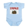thumbnail image 1 of CafePress - I'd Rather Be At The Cabin Infant Bodysuit - Baby Light Bodysuit, Size Newborn - 24 Months, 1 of 4