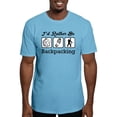 thumbnail image 1 of CafePress - I'd Rather Be Backpacking T Shirt - Fitted T-Shirt, Vintage Fit Soft Cotton Tee, 1 of 4