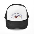 thumbnail image 1 of CafePress - I'd Rather Be Fishing! - Adjustable Unisex Printed Trucker Hat with Mesh Back, 1 of 8