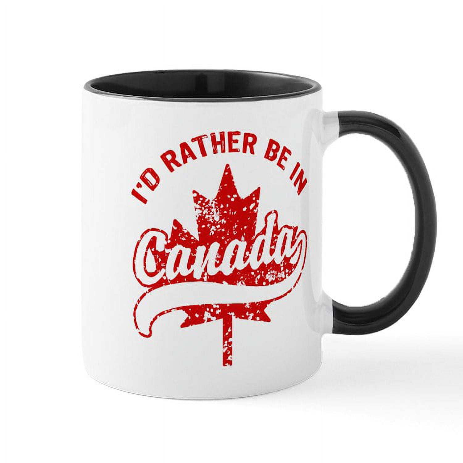 Funny Canada Mug – "Can't Buy Happiness But Can Marry A Canadian" 11 Oz Ceramic Coffee Cup
