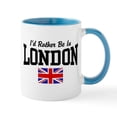 thumbnail image 1 of CafePress - I'd Rather Be In London Mug - 11 oz Ceramic Mug - Novelty Coffee Tea Cup, 1 of 6