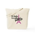 thumbnail image 1 of CafePress - I'd Rather Be In Paris Tote Bag - Unisex Canvas Tote Bag, Beige, 1-Piece, 1 of 7