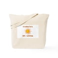 thumbnail image 1 of CafePress - I'd Rather Be In St. Lucia Tote Bag - Unisex Canvas Tote Bag, Beige, 1-Piece, 1 of 7