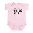 thumbnail image 1 of CafePress - I'd Rather Be Lifting Weights Infant Bodysuit - Baby Light Bodysuit, Size Newborn - 24 Months, 1 of 4
