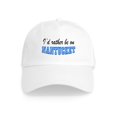 thumbnail image 1 of CafePress - I'd Rather Be On Nantucket 2 Cap - Adjustable 100% Brushed Unisex Casual Cotton Baseball Cap, Beige, 1, 1 of 2