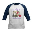 thumbnail image 1 of CafePress - I'd Rather Be Quilting Kids Baseball Jersey - Kids Cotton Baseball Jersey, 3/4 Sleeve Shirt, 1 of 4