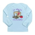 thumbnail image 1 of CafePress - I'd Rather Be Quilting Long Sleeve Infant T Shirt - Long Sleeve Infant T-Shirt, 1 of 2